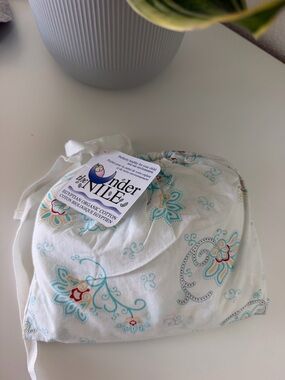 Under the Nile organic cotton crib sheet